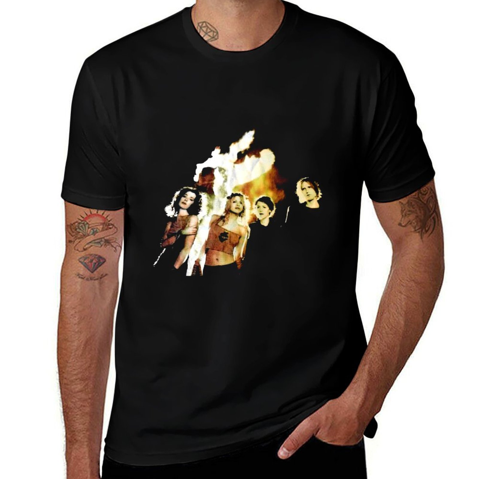 Vintage Fashion Icons - เสื้อยืดลายอัลบั้มเพลง Hole Vintage Malibu Era Iconic