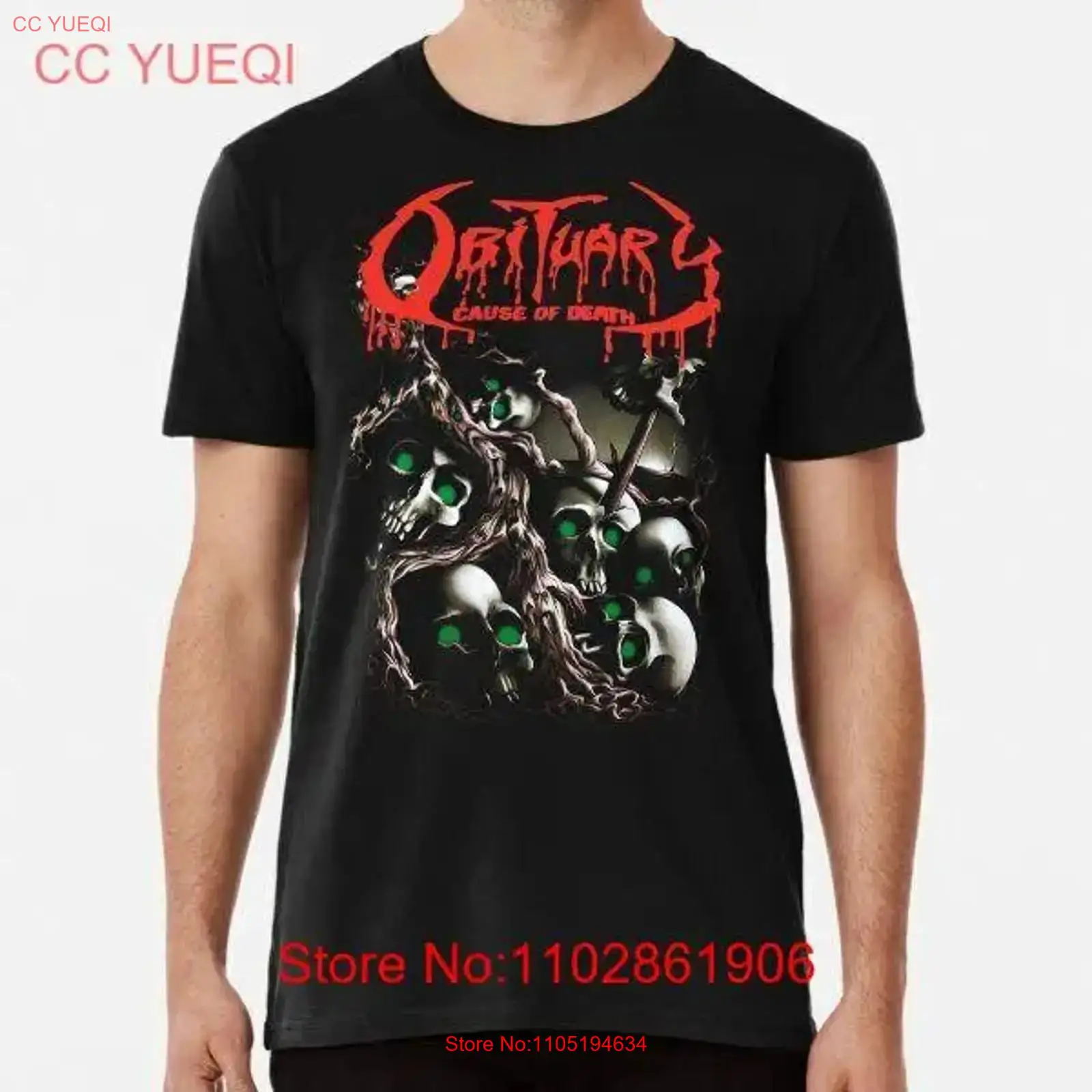 Vintage Fashion Obituaries - เสื้อยืดดีไซน์ใหม่พิเศษ รุ่น Obituary Metal Vol 013