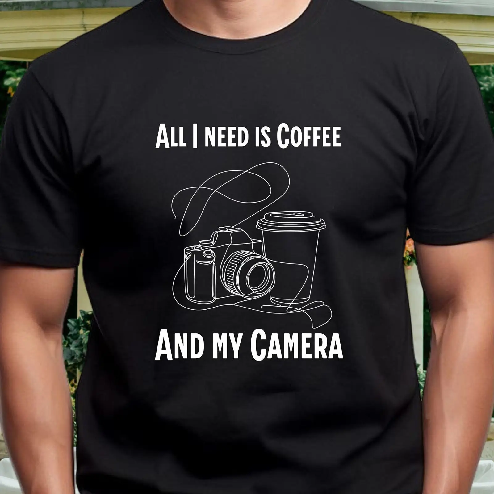Vintage Fashion Photographers - เสื้อยืดลายกาแฟและกล้องถ่ายรูป วินเทจ ล้างทำความสะอาดได้ แฟชั่นกราฟิก ยูนิเซ็กส์ ยืดได้