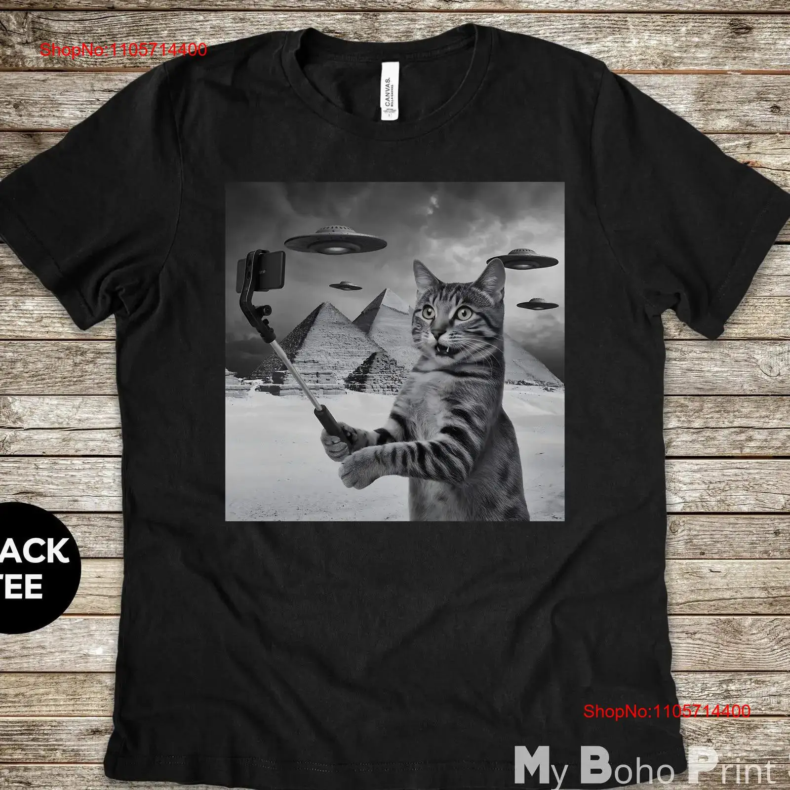 Vintage Fashion Photographers - เสื้อยืดลายแมวเซลฟี่ ภาพเอเลี่ยน ยูเอฟโอ ตลก รูปมีม ภาพถ่ายสัตว์แปลก