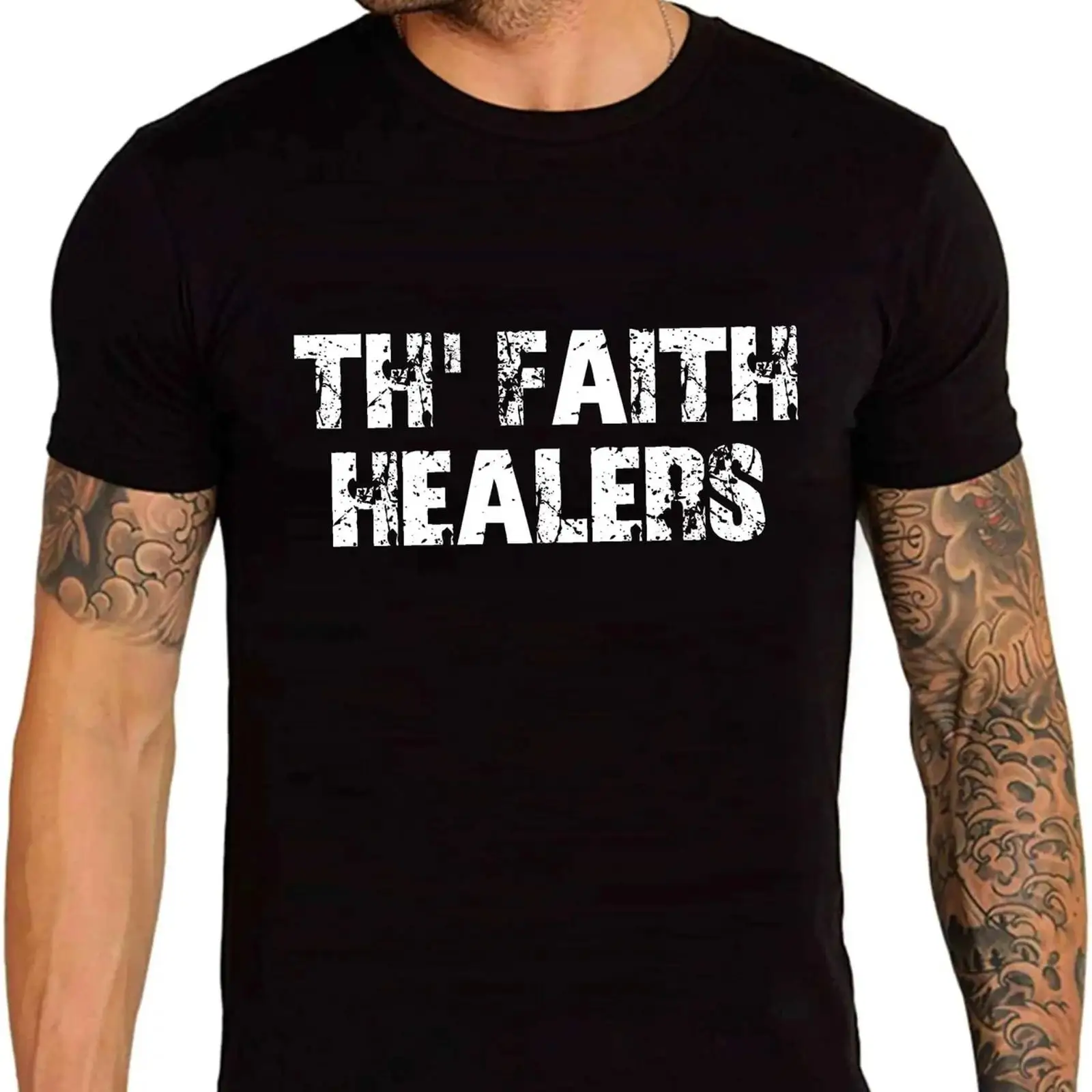 Vintage Fashion Herren - เสื้อยืดลายกราฟิก Herren Grafik รุ่น Die Wunderheiler