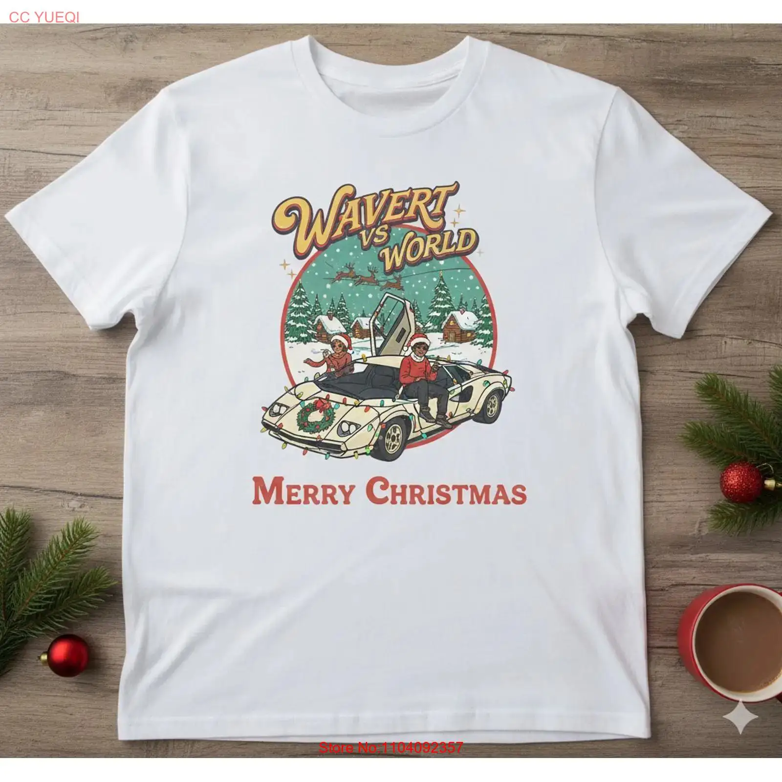 Vintage Fashion News - เสื้อยืด Rare New Christmas Lil Uzi