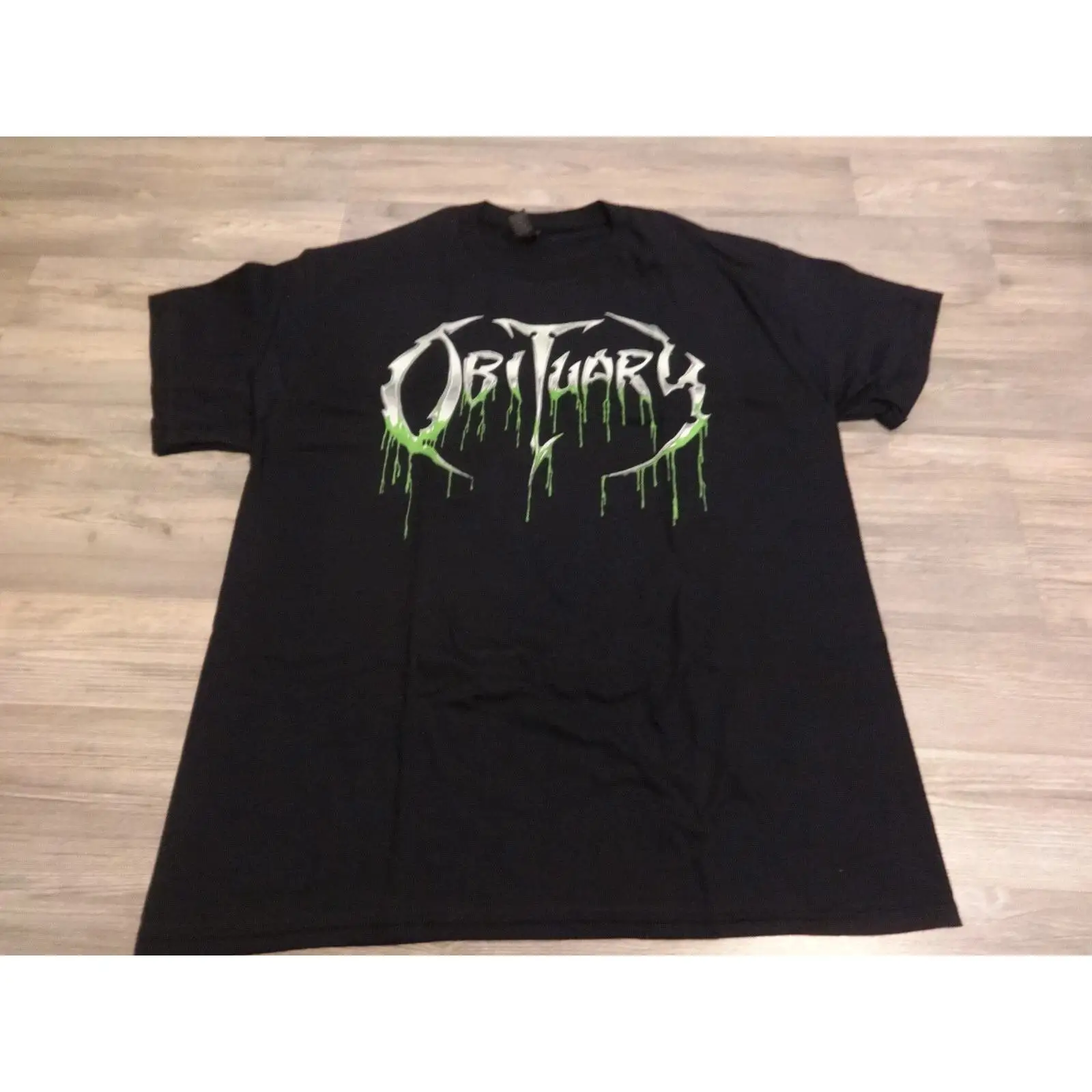 Vintage Fashion Obituaries - เสื้อยืดวงดนตรีเดธเมทัล Obituary, Broken Hope, Phobia, Entombed,