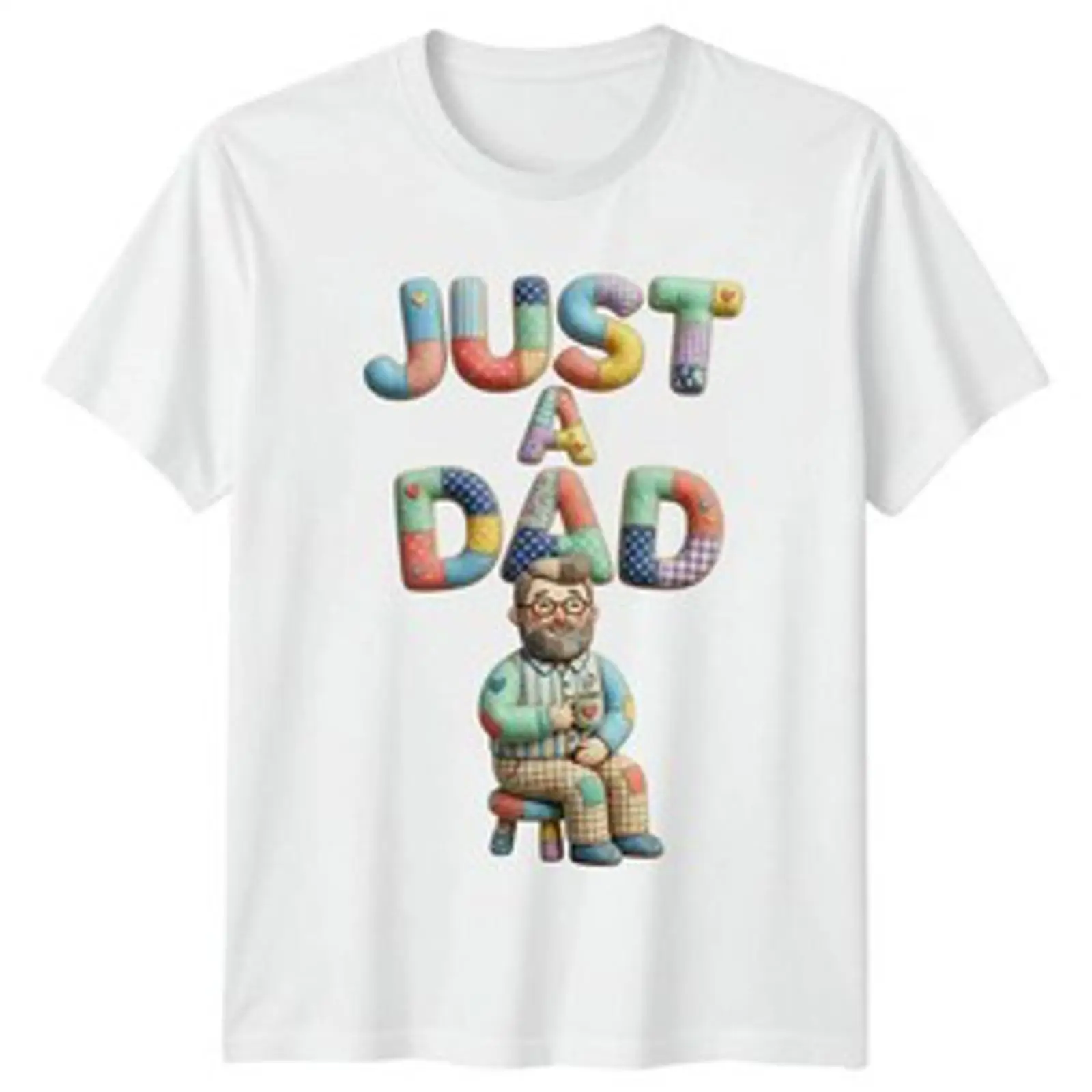 Vintage Fashion Herren - เสื้อยืด Just A Dad Herren สำหรับวันพ่อ