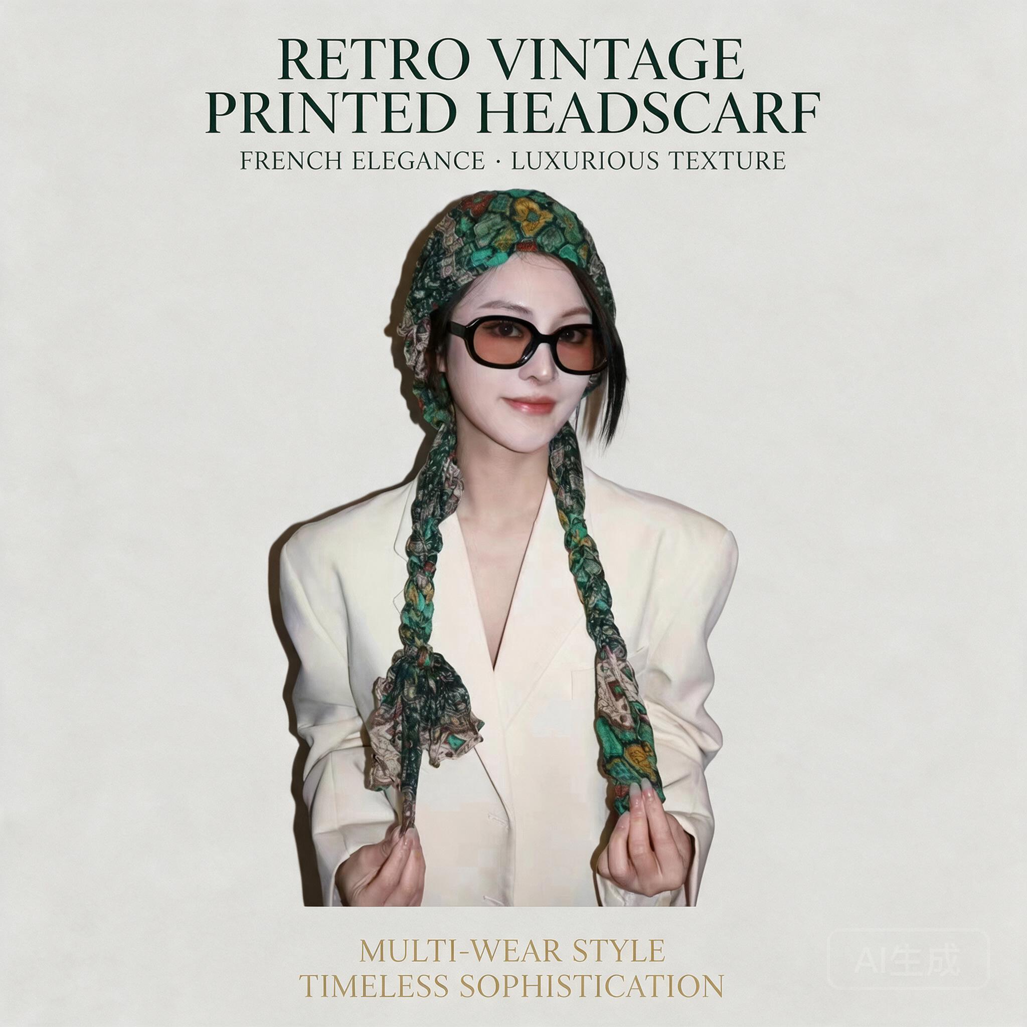 ผ้าโพกศีรษะผู้หญิงลายพิมพ์ชาติ - Vintage Fashion Hats บทวิจารณ์และราคา