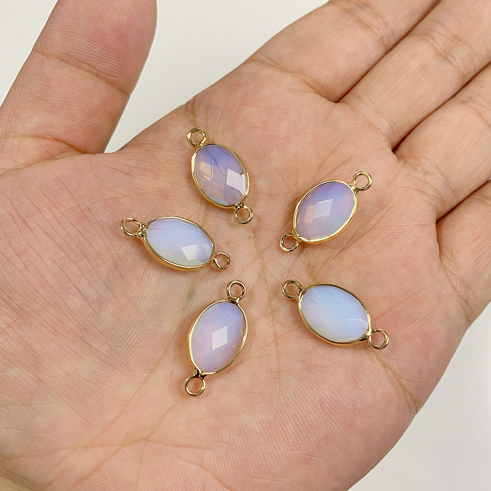 3ชิ้นจี้หินธรรมชาติเหลี่ยมเพชร - Vintage Fashion Jewelry Necklaces บทวิจารณ์และราคา
