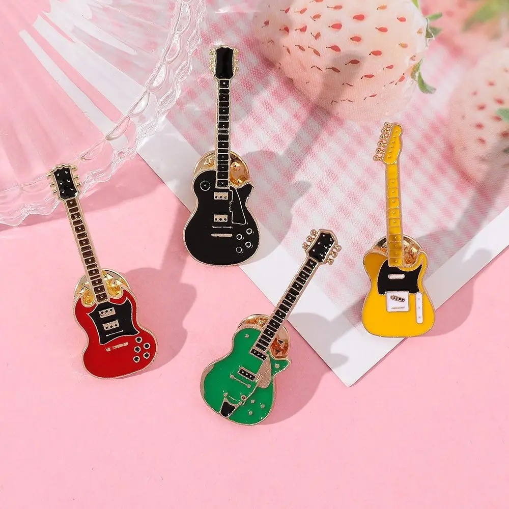 เข็มกลัดรูปกีตาร์โลหะเคลือบแบบ - Vintage Fashion Toys บทวิจารณ์และราคา