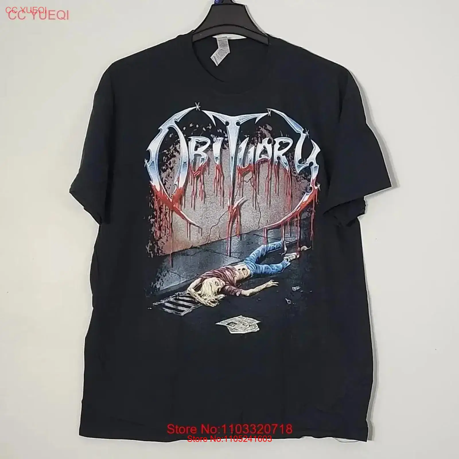 เสื้อยืด OBITUARY Slowly We Ro - Vintage Fashion Obituaries บทวิจารณ์และราคา