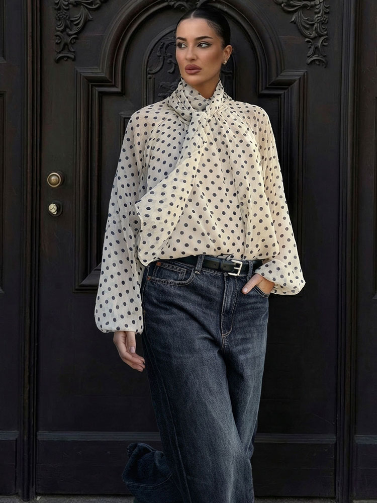 เสื้อเชิ้ตแฟชั่นวินเทจลายจุดสำ - Vintage Fashion Trends 2026 บทวิจารณ์และราคา