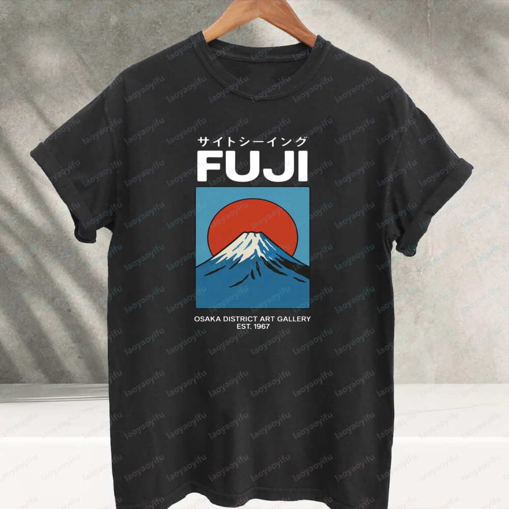 เสื้อยืดผ้าฝ้ายสไตล์ญี่ปุ่นลาย - Vintage Fashion Osaka บทวิจารณ์และราคา