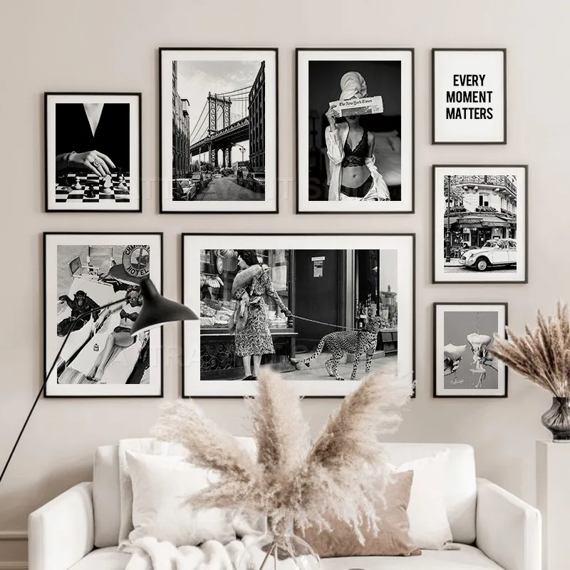 สีดําและสีขาว Vintage Wall Art - Vintage Vogue Fashion Poster บทวิจารณ์และราคา