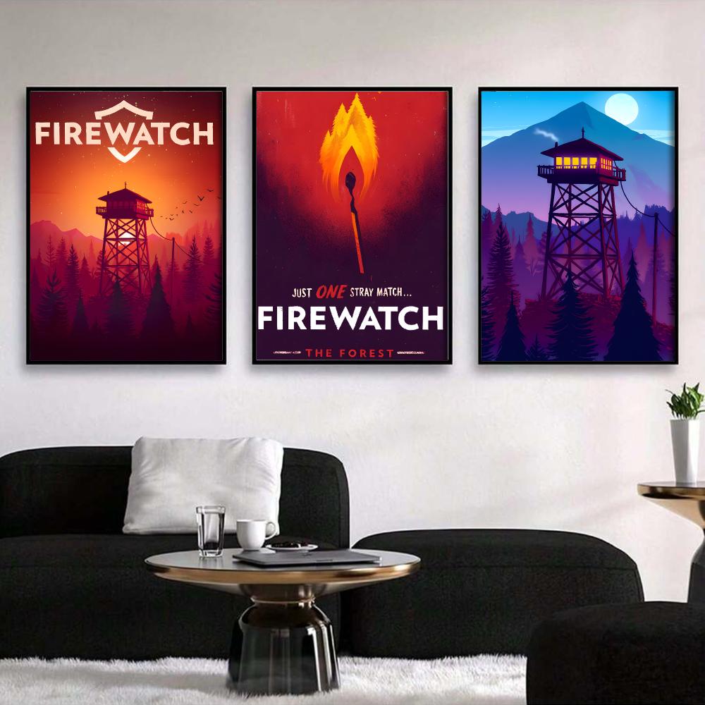 ภาพวาดวิดีโอเกม F-Firewatch งา - Vintage Vogue Fashion Poster บทวิจารณ์และราคา