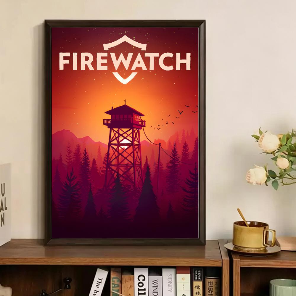 ภาพวาดวิดีโอเกม F-Firewatch งา - Vintage Vogue Fashion Poster บทวิจารณ์และราคา