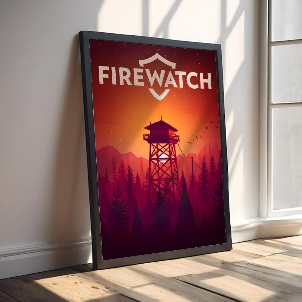 ภาพวาดวิดีโอเกม F-Firewatch งา - Vintage Vogue Fashion Poster บทวิจารณ์และราคา