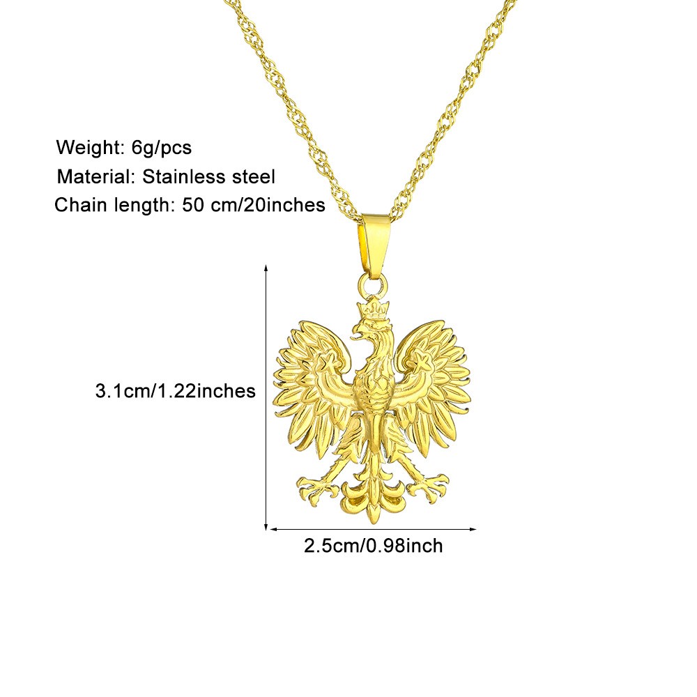 สร้อยคอรูปนกอินทรี สัญลักษณ์ปร - Vintage Fashion Eu บทวิจารณ์และราคา