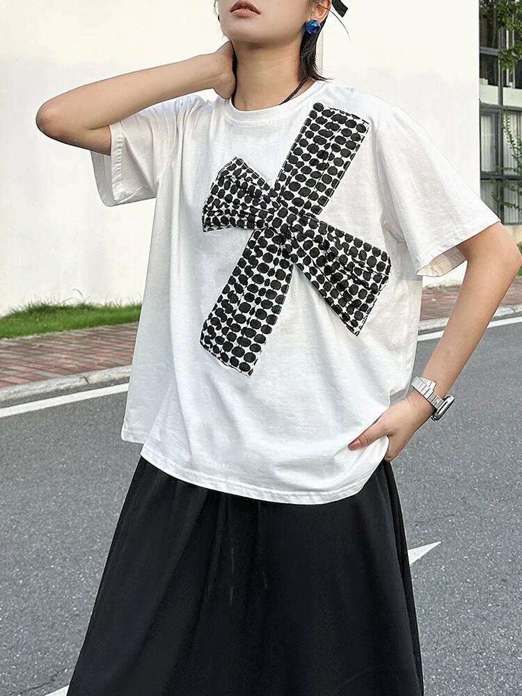 ดอท วีเมนเสื้อยืดพิมพ์ลาย 3 มิ - Vintage Fashion Build บทวิจารณ์และราคา