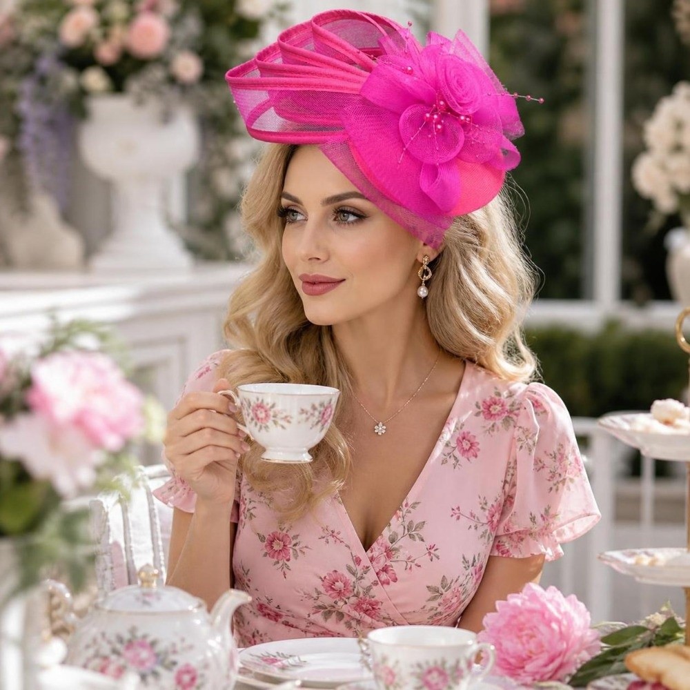 หมวกแฟสซิเนเตอร์ผู้หญิง Sinama - Vintage Fashion Hats บทวิจารณ์และราคา
