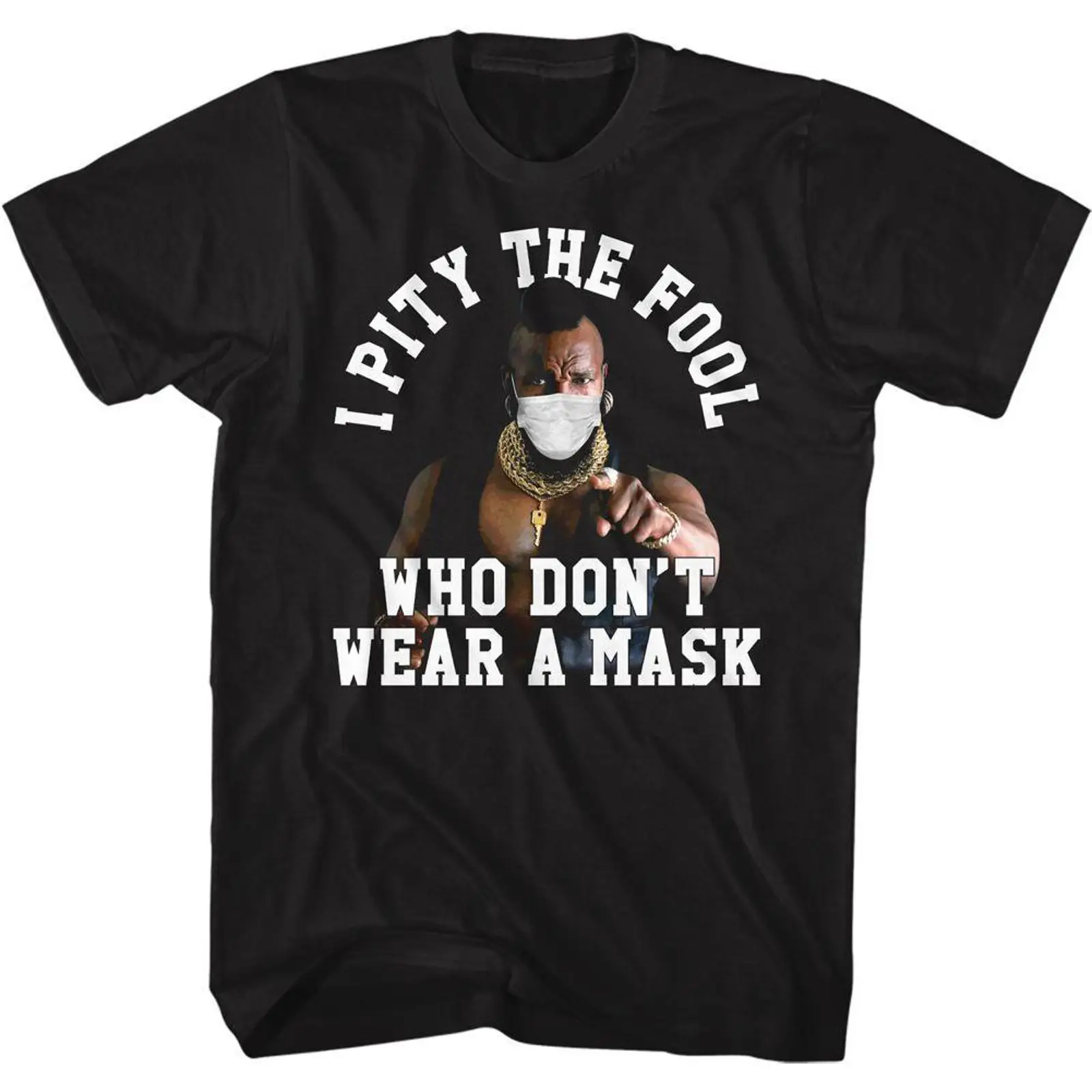เสื้อยืด Mr T Pity The Fool Ma - Vintage Fashion Icons บทวิจารณ์และราคา