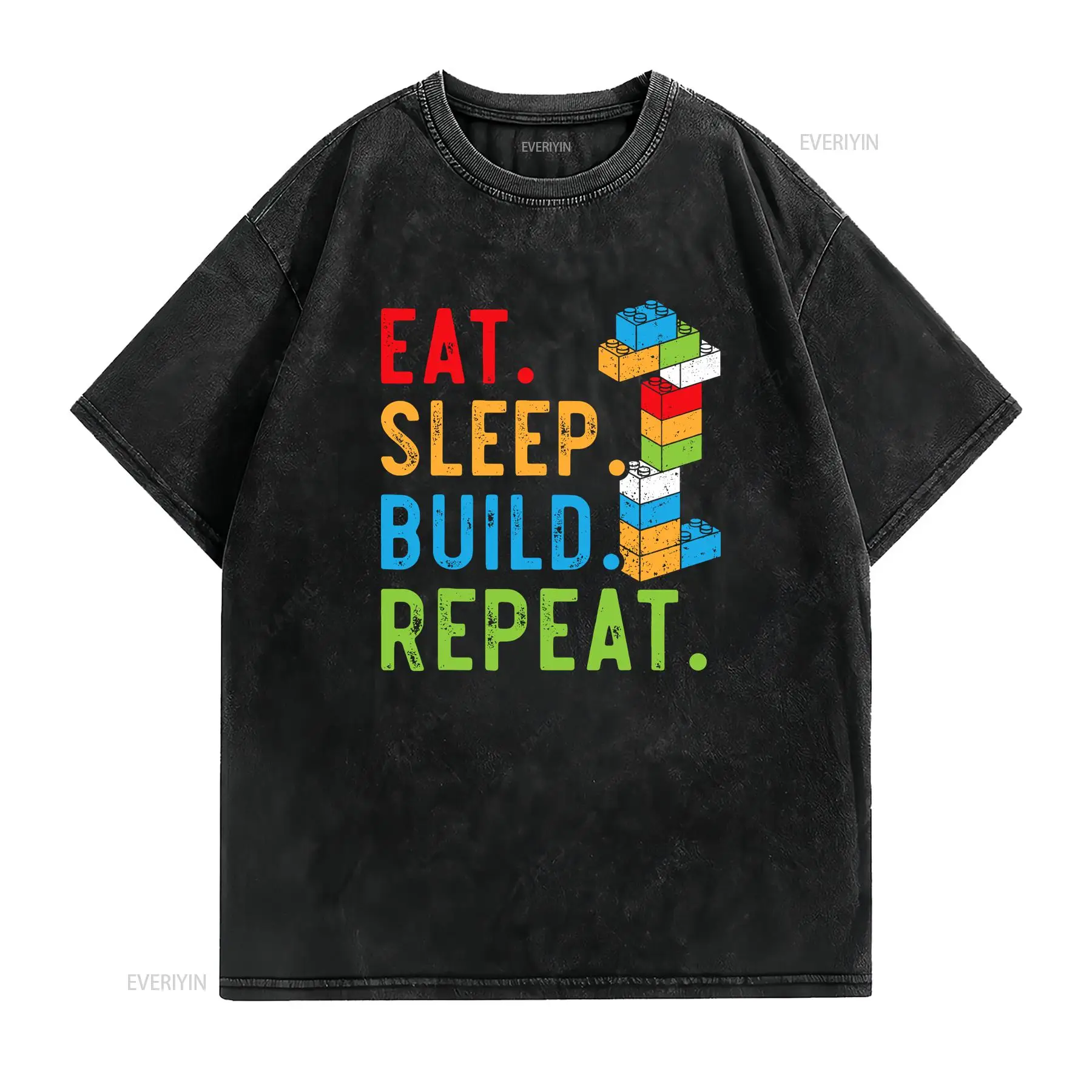 กิน นอน สร้าง ทำซ้ำ เสื้อยืดลา - Vintage Fashion Build บทวิจารณ์และราคา