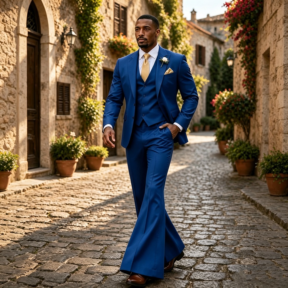 ชุดแต่งงานสไตล์วินเทจยุค 70 สำ - Wide Leg Trouser 70S บทวิจารณ์และราคา