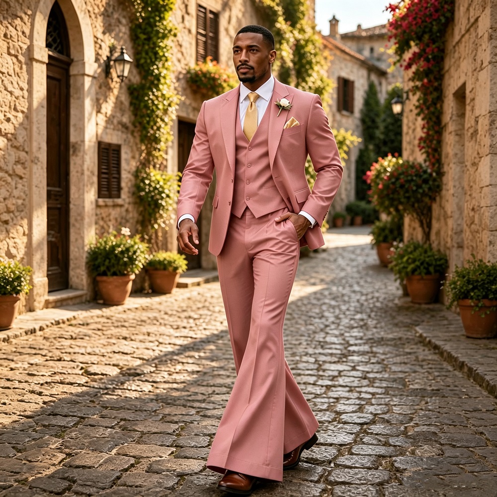 ชุดแต่งงานสไตล์วินเทจยุค 70 สำ - Wide Leg Trouser 70S บทวิจารณ์และราคา