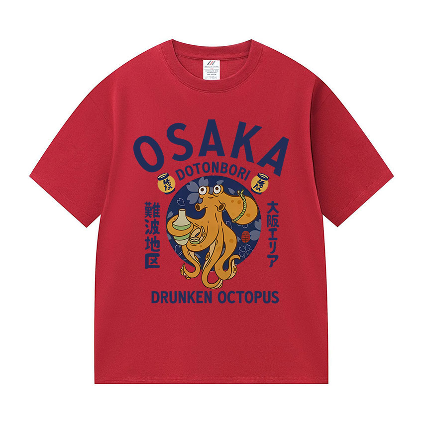 เสื้อยืดโอซาก้า โดโตนโบริ ปลาห - Vintage Fashion Osaka บทวิจารณ์และราคา