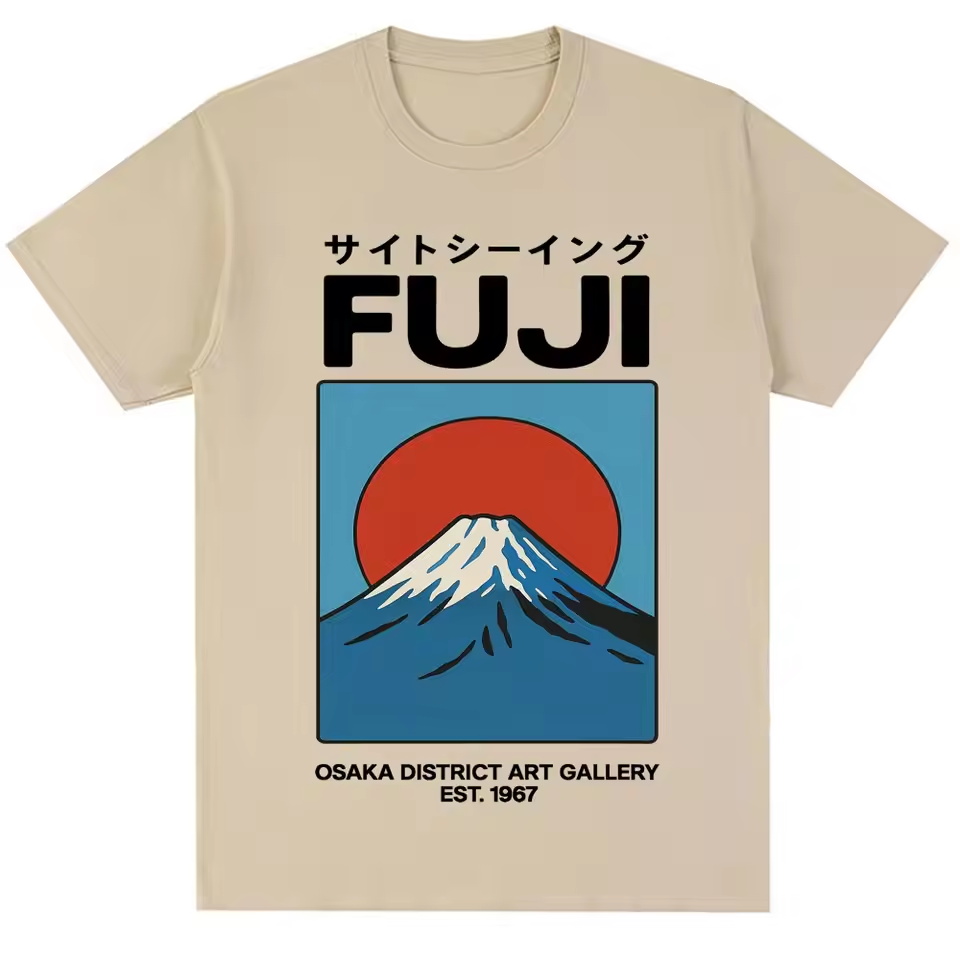 เสื้อยืดสไตล์ญี่ปุ่นลายฟูจิโอซ - Vintage Fashion Osaka บทวิจารณ์และราคา