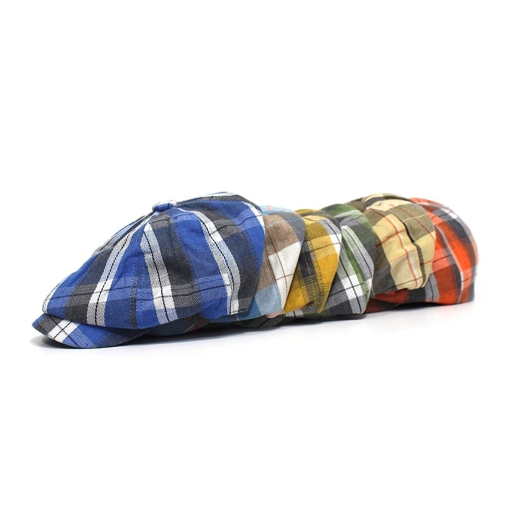 หมวกเบเรต์ลายสก็อตปีกสั้นแฟชั่ - Vintage Fashion Hats บทวิจารณ์และราคา