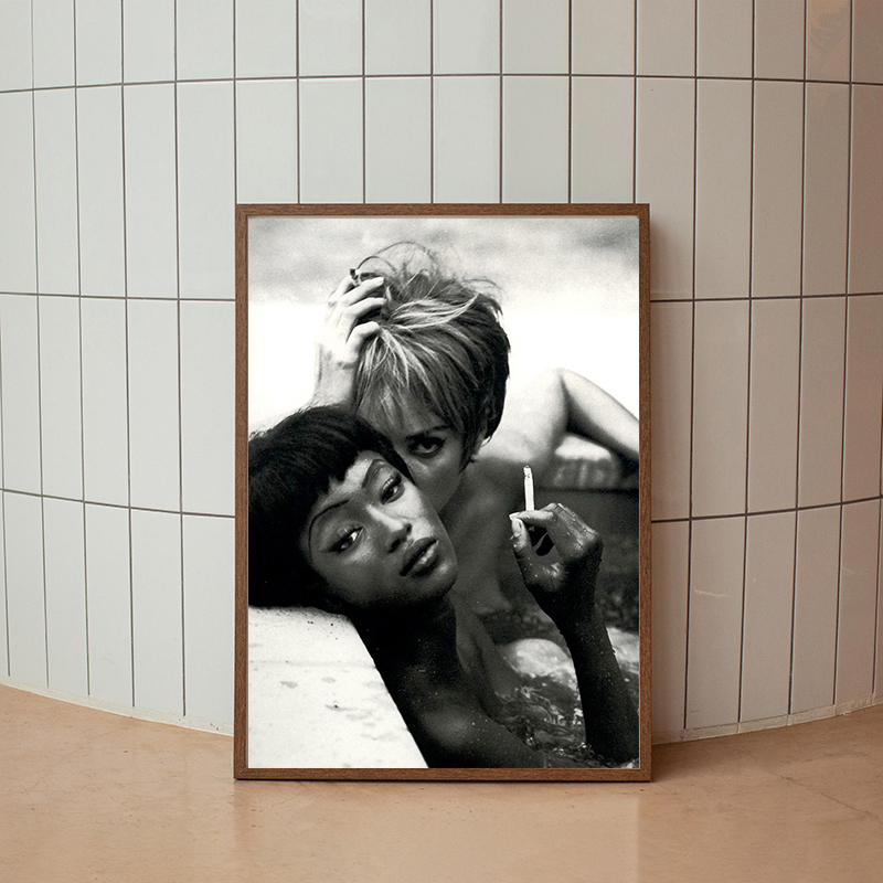 ภาพถ่ายแฟชั่นวินเทจ นางแบบเซ็ก - Vintage Vogue Fashion Poster บทวิจารณ์และราคา