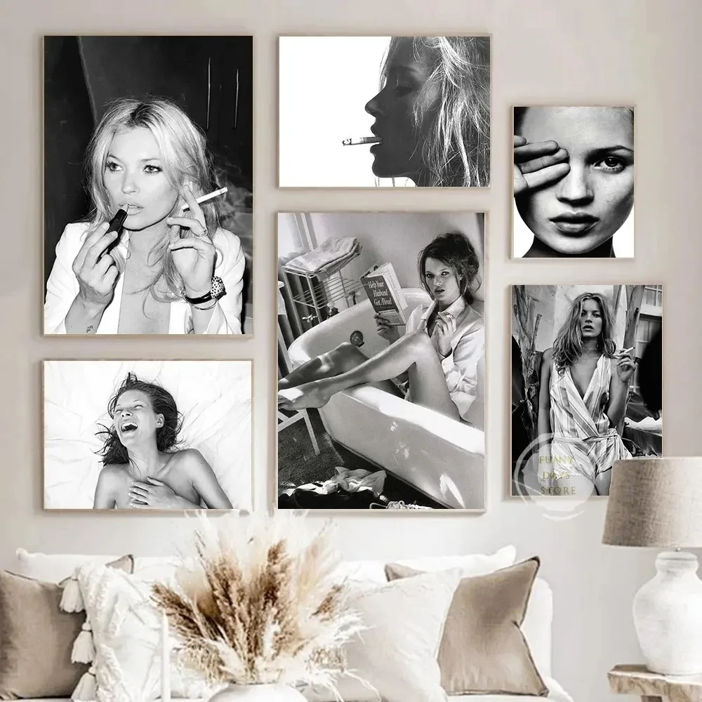 Vintage เซ็กซี่ซูเปอร์โมเดล Ka - Vintage Vogue Fashion Poster บทวิจารณ์และราคา