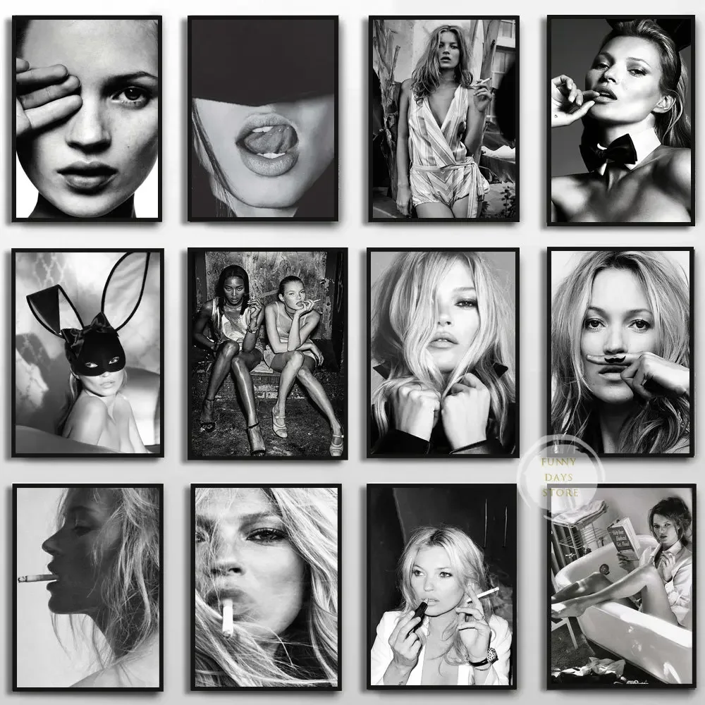Vintage เซ็กซี่ซูเปอร์โมเดล Ka - Vintage Vogue Fashion Poster บทวิจารณ์และราคา