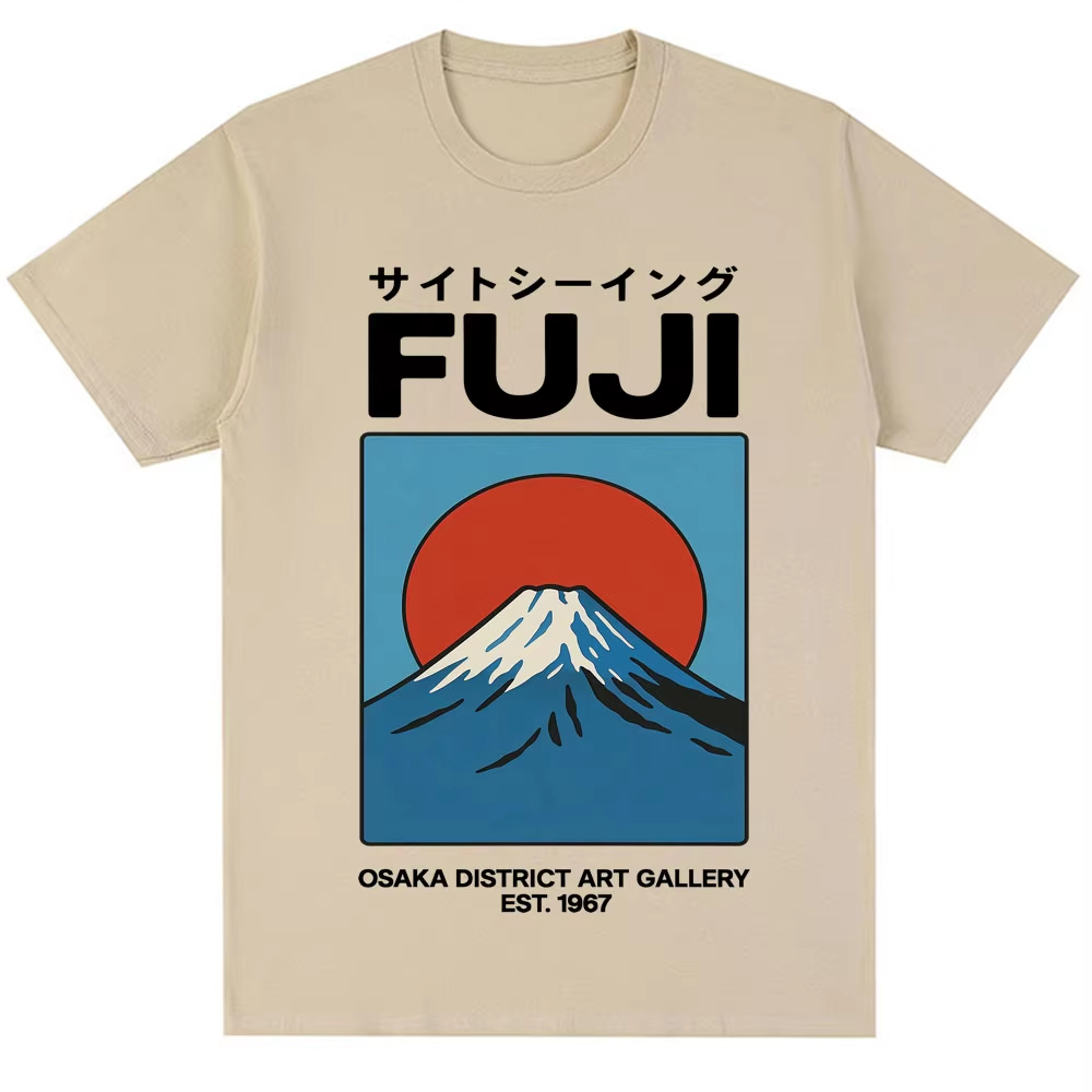 เสื้อยืดสไตล์ญี่ปุ่นลายฟูจิโอซ - Vintage Fashion Osaka บทวิจารณ์และราคา
