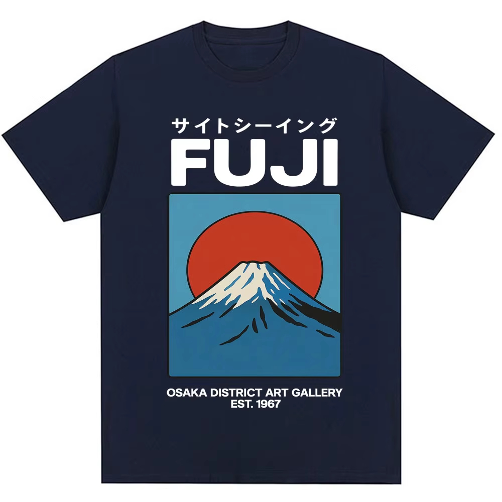 เสื้อยืดสไตล์ญี่ปุ่นลายฟูจิโอซ - Vintage Fashion Osaka บทวิจารณ์และราคา