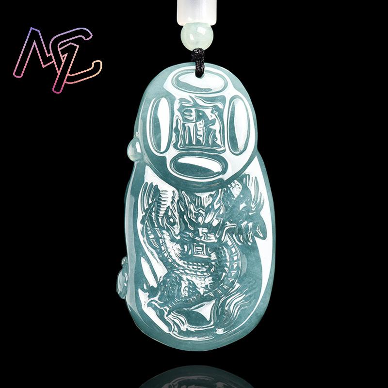 พม่า Jadeite God of Wealth จี้ - Vintage Fashion Design บทวิจารณ์และราคา