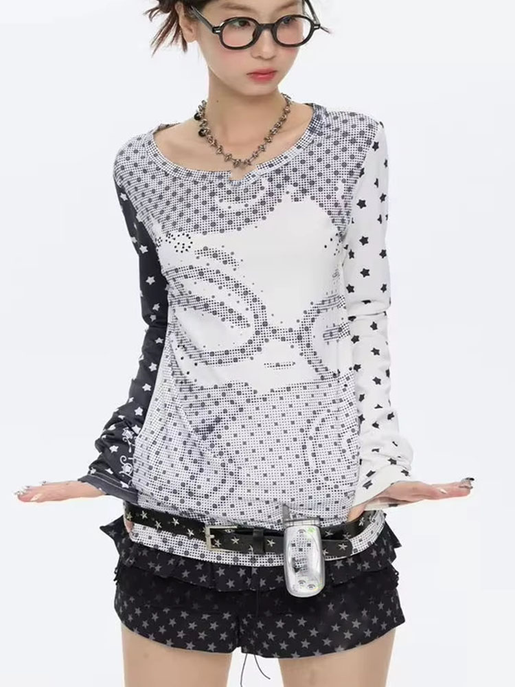 เสื้อยืดแขนยาวสไตล์ Y2k สำหรับ - Vintage Y2K บทวิจารณ์และราคา