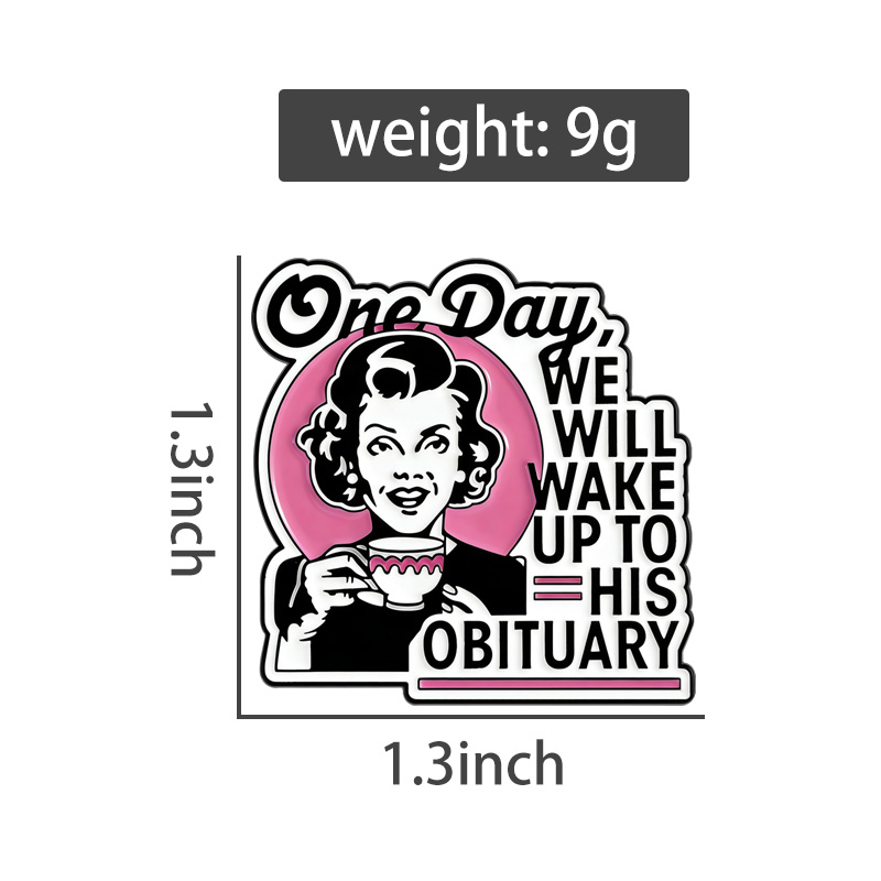 เข็มกลัดลายตลกขบขันสำหรับแม่บ้ - Vintage Fashion Obituaries บทวิจารณ์และราคา