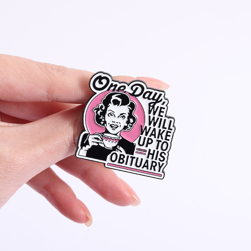 เข็มกลัดลายตลกขบขันสำหรับแม่บ้ - Vintage Fashion Obituaries บทวิจารณ์และราคา