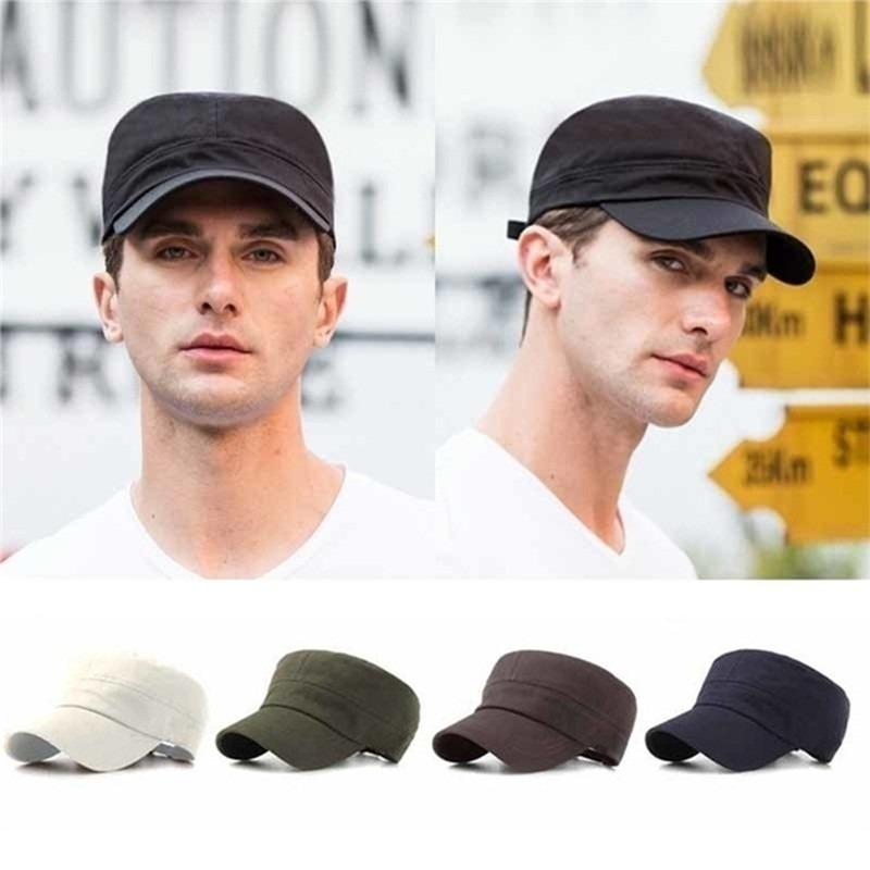 หมวกทหารสไตล์คลาสสิกแบบเรียบง่ - Vintage Fashion Hats บทวิจารณ์และราคา