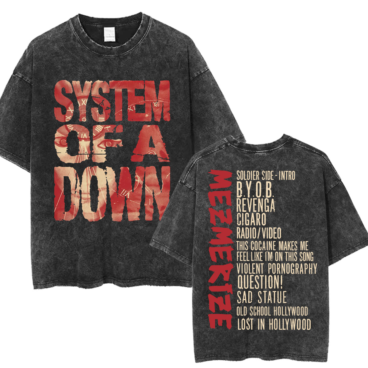 เสื้อยืด Band System of A Down - Vintage Fashion Eu บทวิจารณ์และราคา
